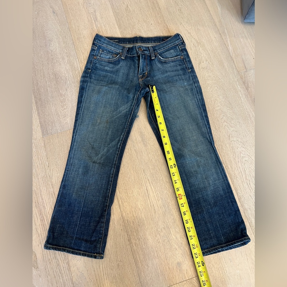 Citizens of Humanity Kelly stretch low waist cropped jeans 25 , Vintage